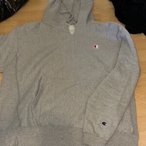 Champion Light Gray Men's Hoodie
